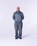 Vintage Surf Leather Jacket - Blue