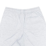 Outline Map Mesh Shorts in White