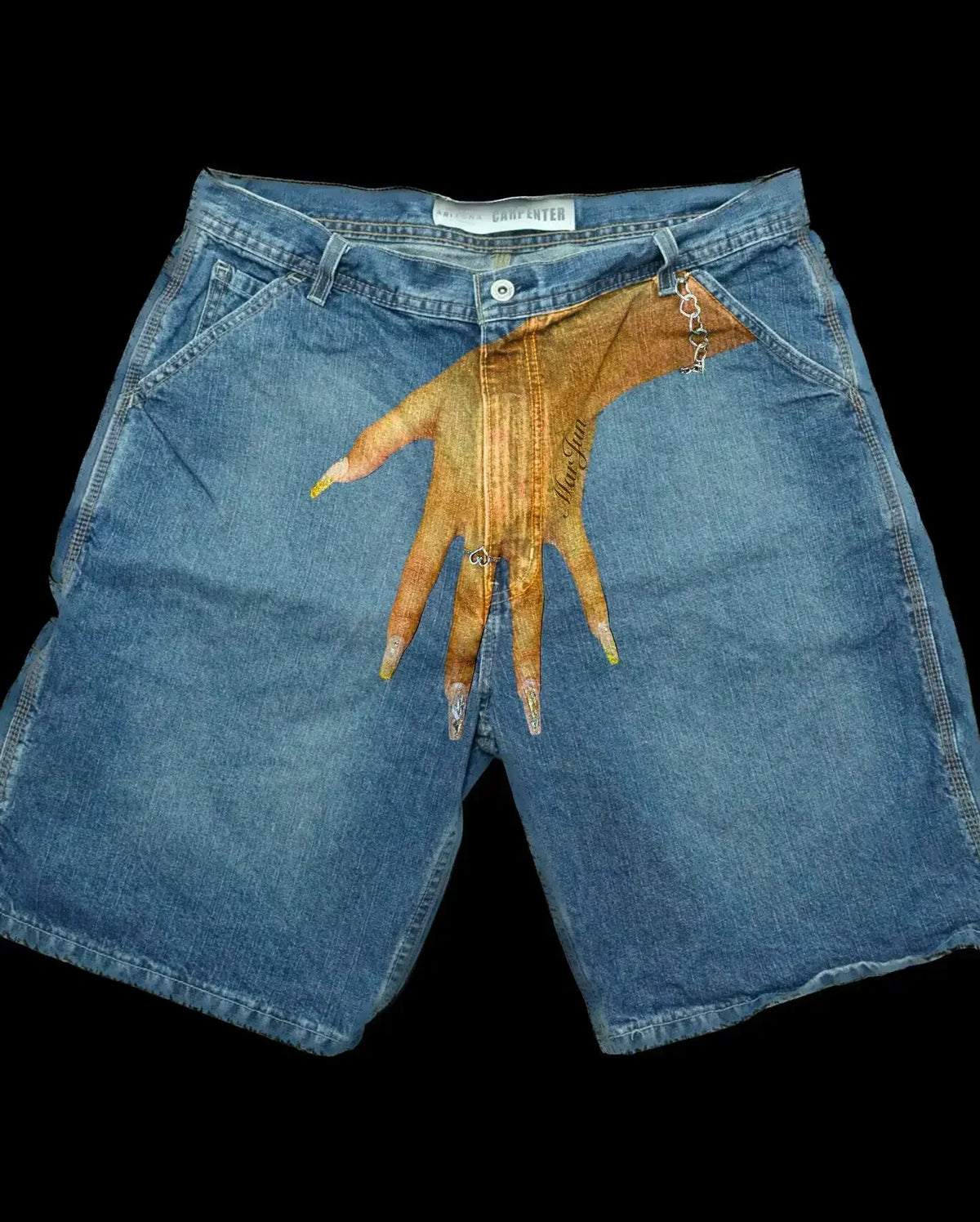 Short Pavtros Jeans Vintage Blue Baggy - foto 8
