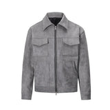 Jaqueta Vintage High Suede Casual