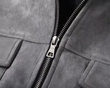 Jaqueta Vintage High Suede Casual