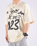 Camiseta Oversized 123 Rainbow Retro