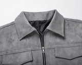 Jaqueta Vintage High Suede Casual