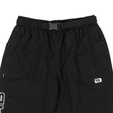 Euro Nylon Pants in Black