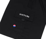 Vintage Twill Shorts in Black