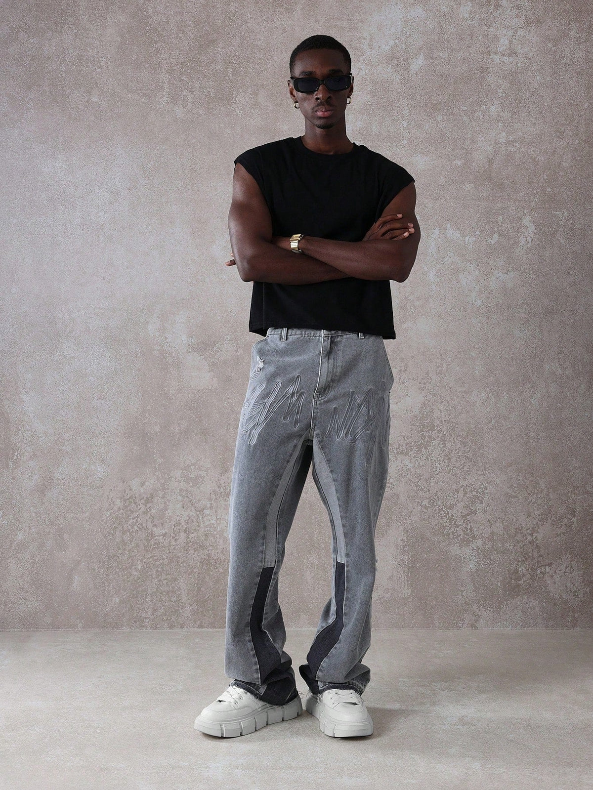 Calça Pavtros Denim Flare
