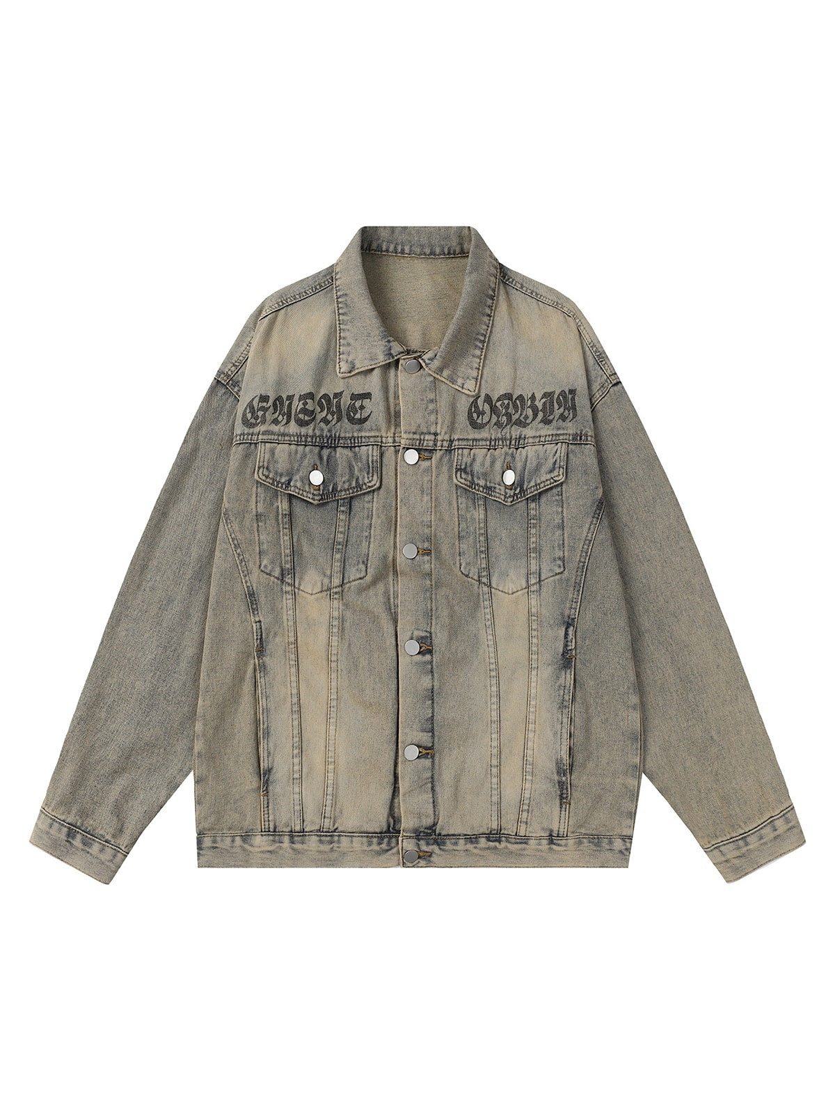 Jaqueta Pavtros Washed Vintage Letter - foto 1