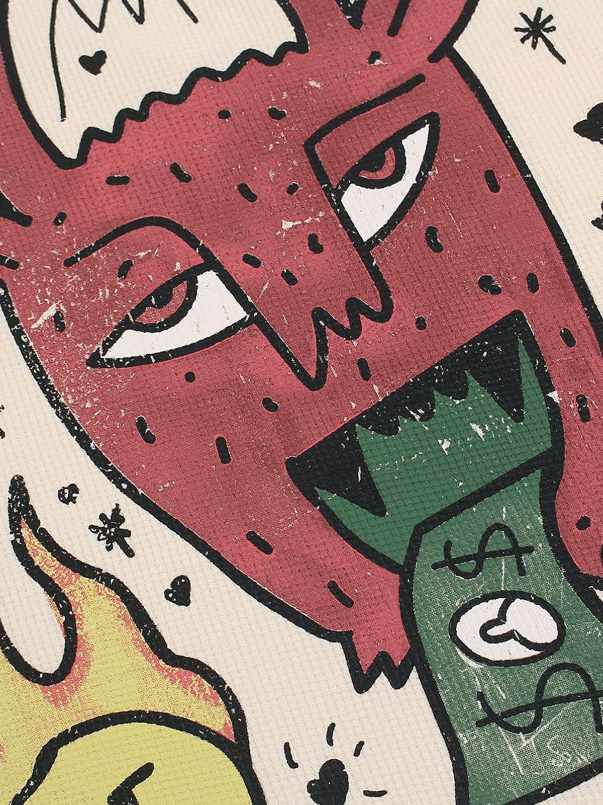 Camiseta Pavtros Studios Doodle Oversized