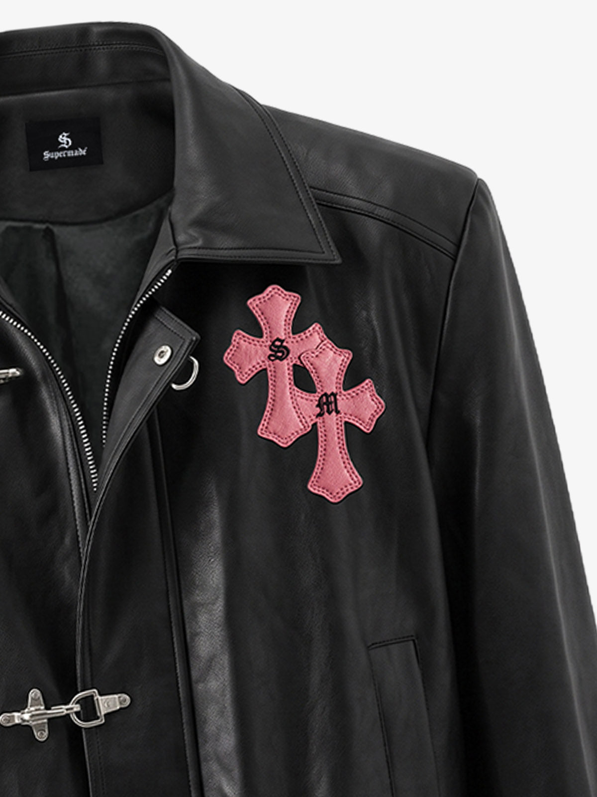 Jaqueta Pavtros Cross Embroidered Color Block