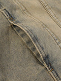 Jaqueta Washed Vintage Letter
