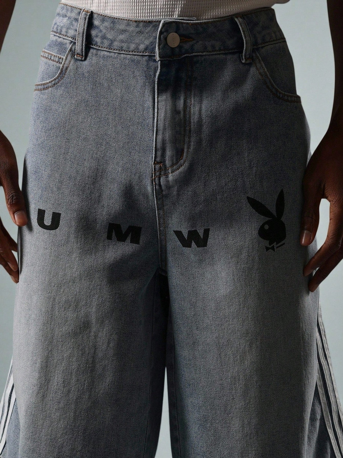 Short Pavtros Jeans List Oversized - foto 5