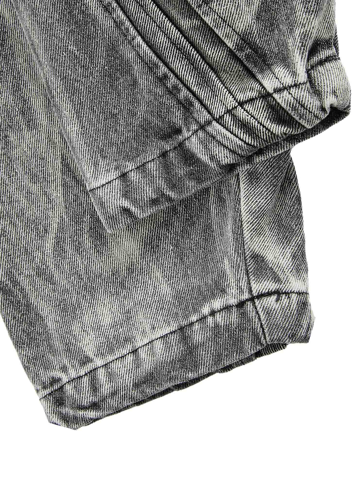 Jaqueta Pavtros Hip-hop Distressed Washed Printed Denim - 2239 - foto 6