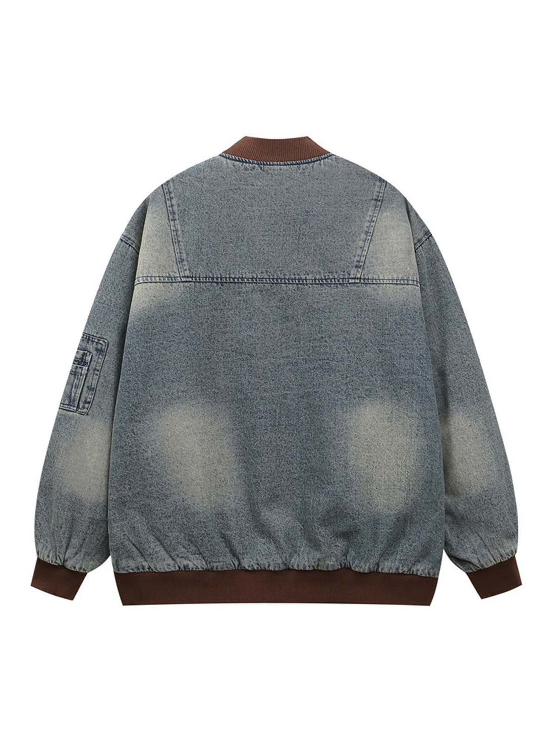 Jaqueta Masculina Studios Captain Denim Bomber Jacket — Pavtros