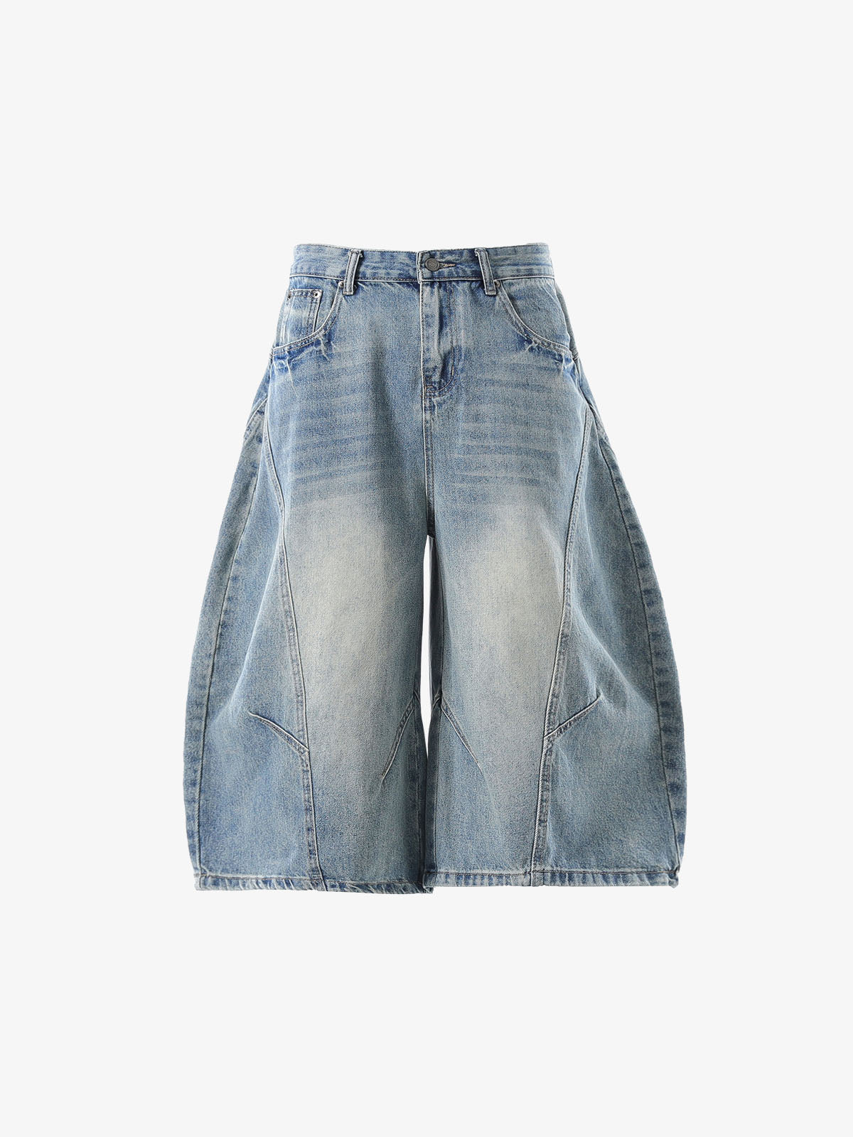 Shorts Pavtros Curved Silhouette 3d Paneled