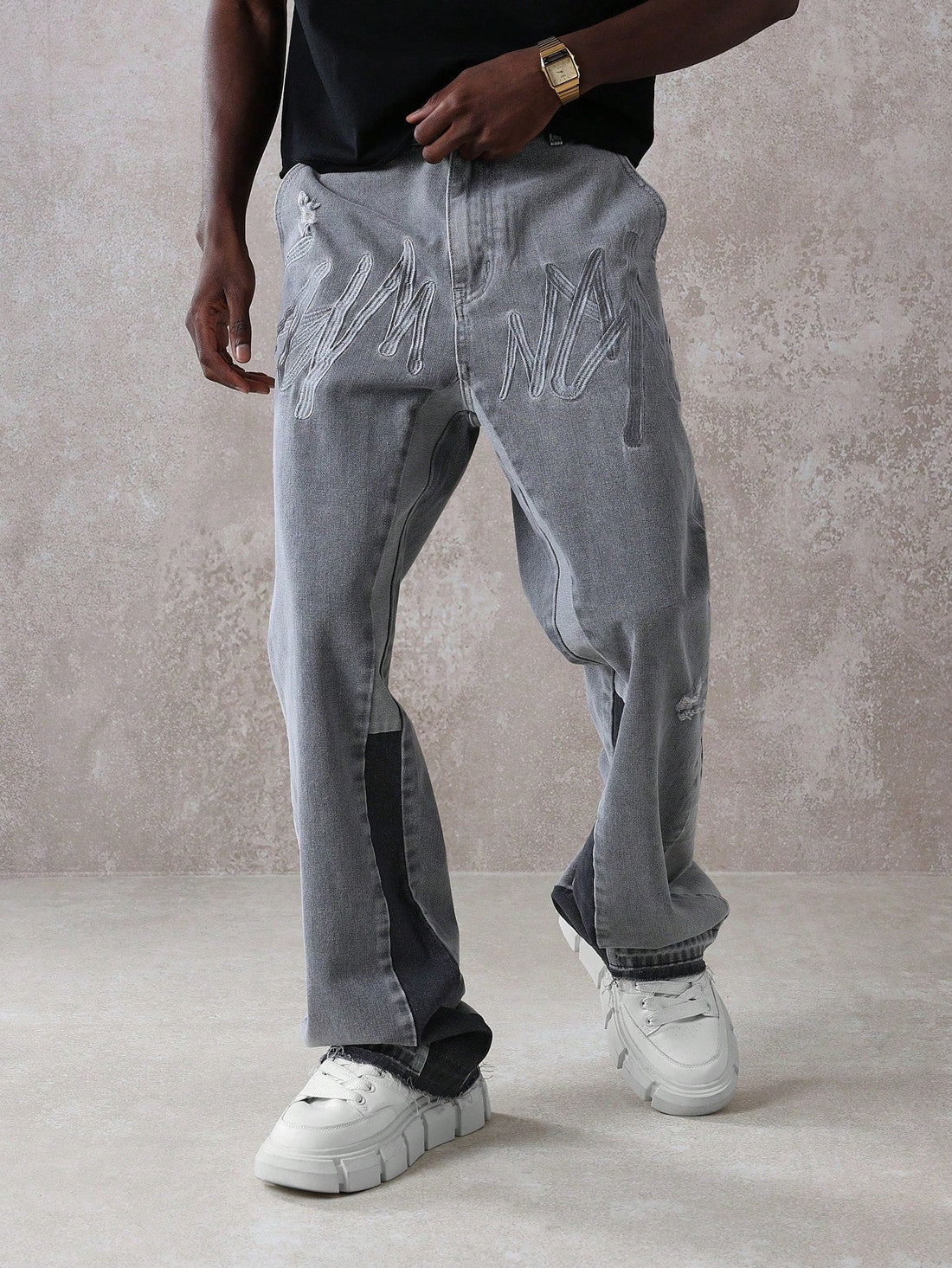 Calça Pavtros Denim Flare - foto 1