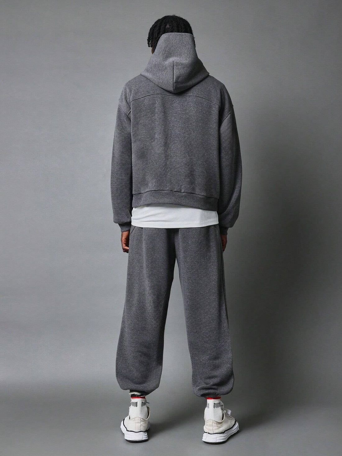 Conjunto Pavtros Oversized Zíper Parcial Jogger - foto 1