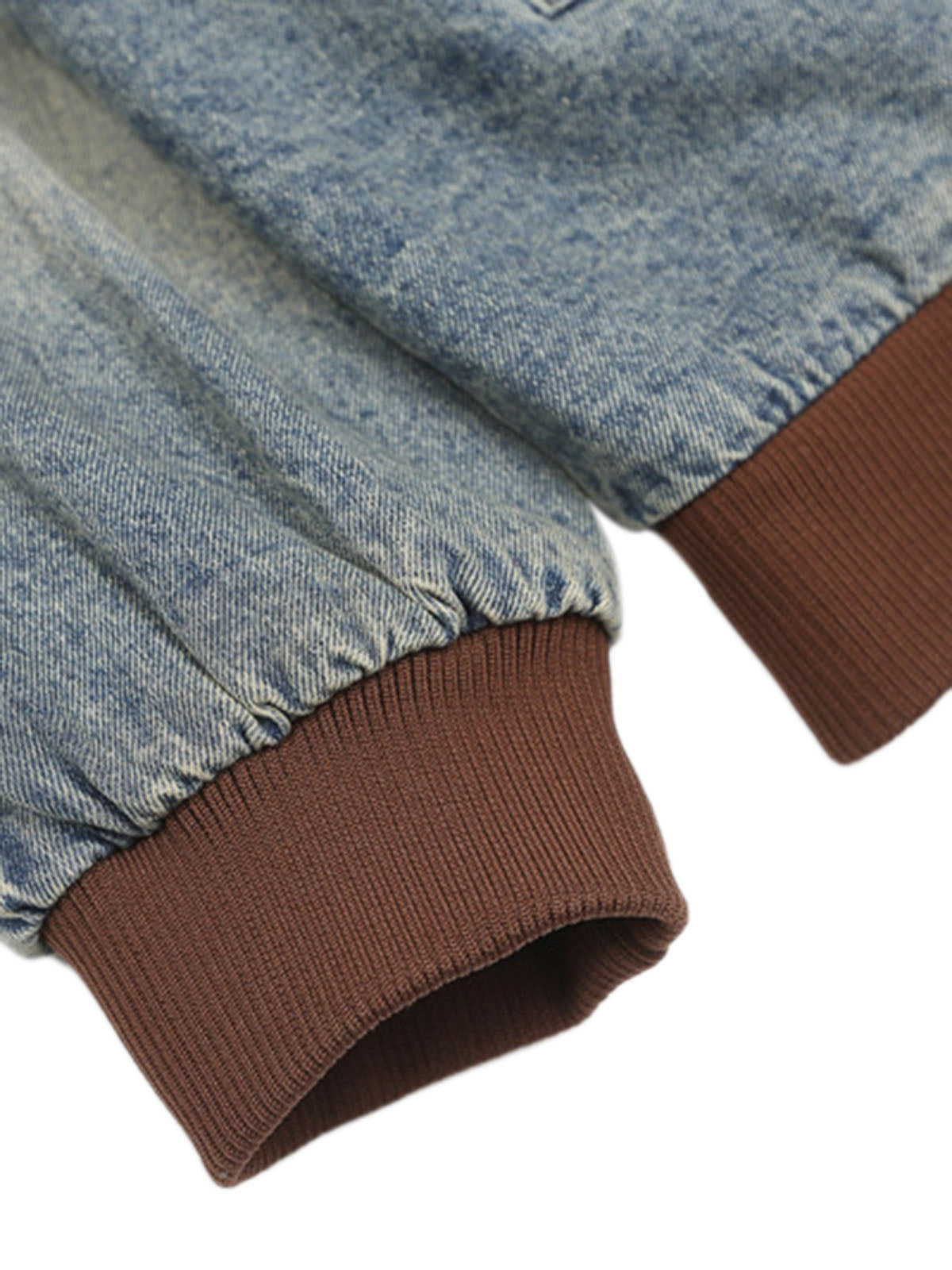 Jaqueta Pavtros Studios Captain Denim Bomber Jacket — Foto 4