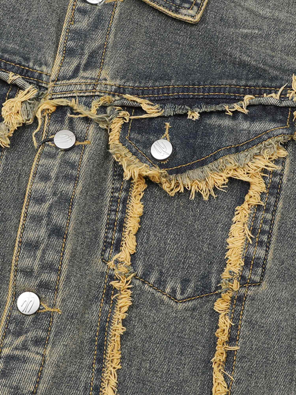 Jaqueta Pavtros Raw Edge Distressed - foto 7