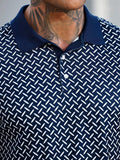Camisa CasualCool Polo de Manga Curta Detalhada