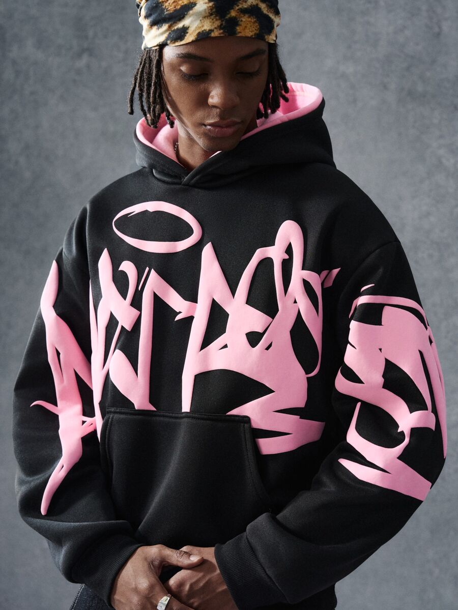 Moletom Pavtros Oversized Grafite Preto