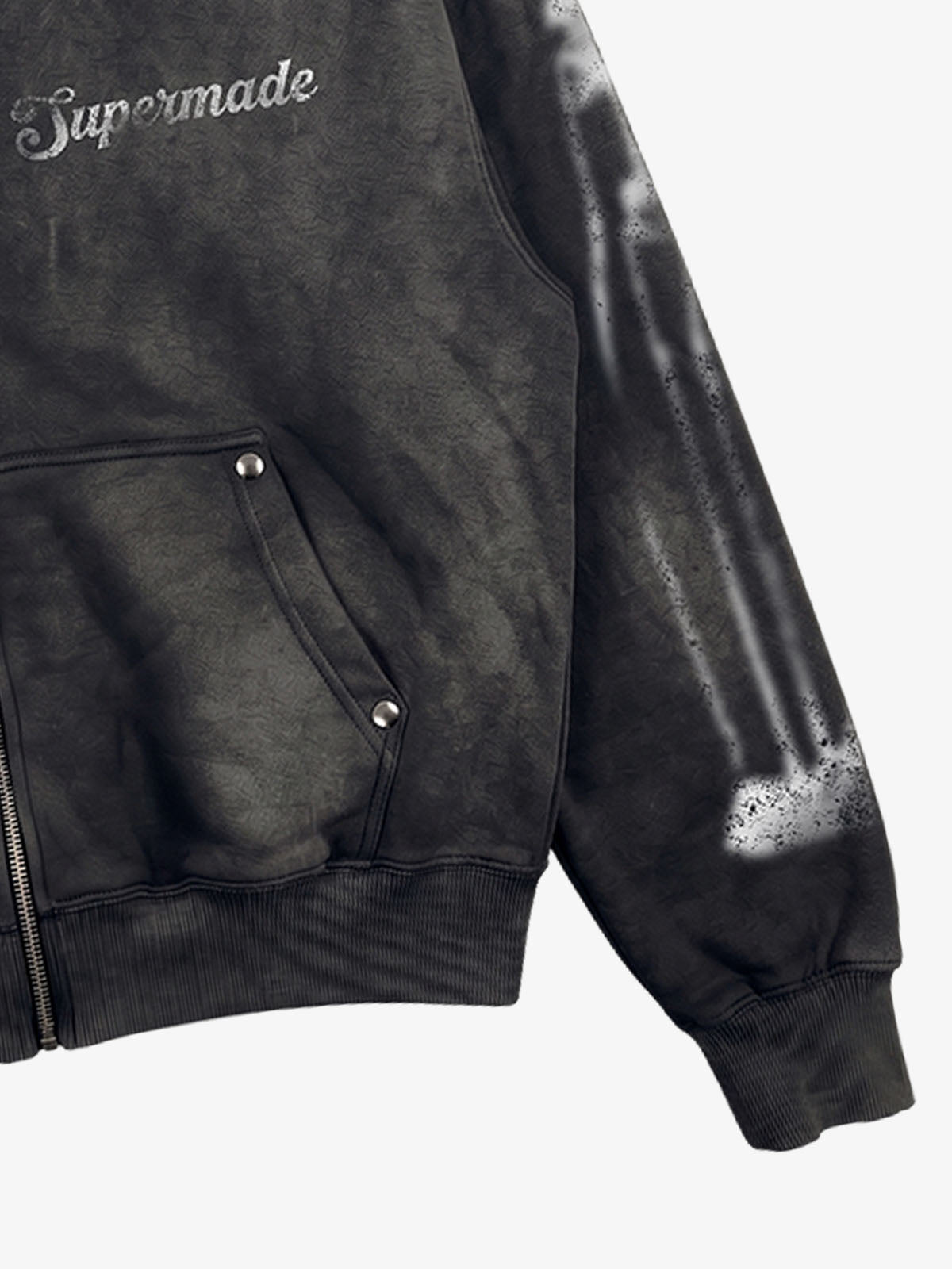 Moletom Pavtros Skull Graphic Washed