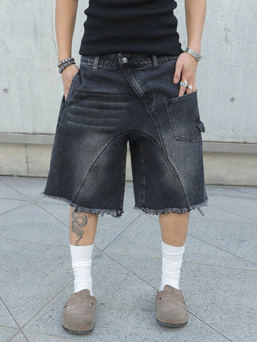 Short Pavtros Denim Black Stusy - foto 1