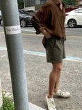 Camisa Casual Soltinha e Folgada de Manga Longa com Bolso e Abotoamento