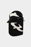 Bone Barra Crew Five Panel B Textura (Black)