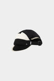 Bone Barra Crew Five Panel B Textura (Black)