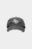 Bone Elo Em Comum Dad Hat Destroyed (Stoned Black)