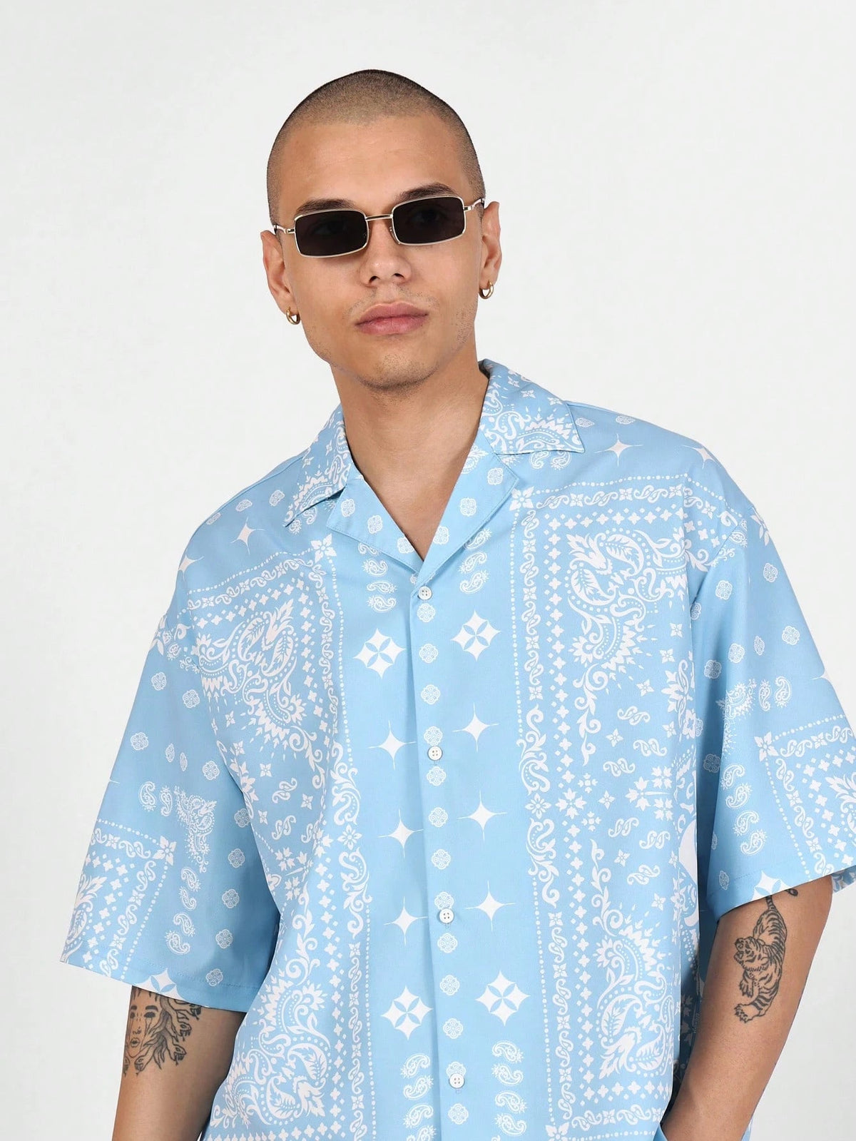 Camisa Pavtros de Manga Curta Crips