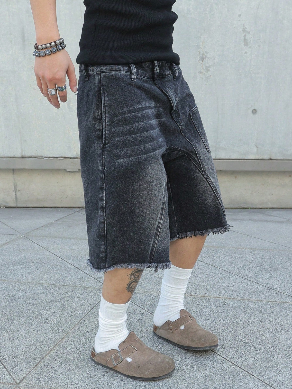 Short Pavtros Denim Black Stusy - foto 10