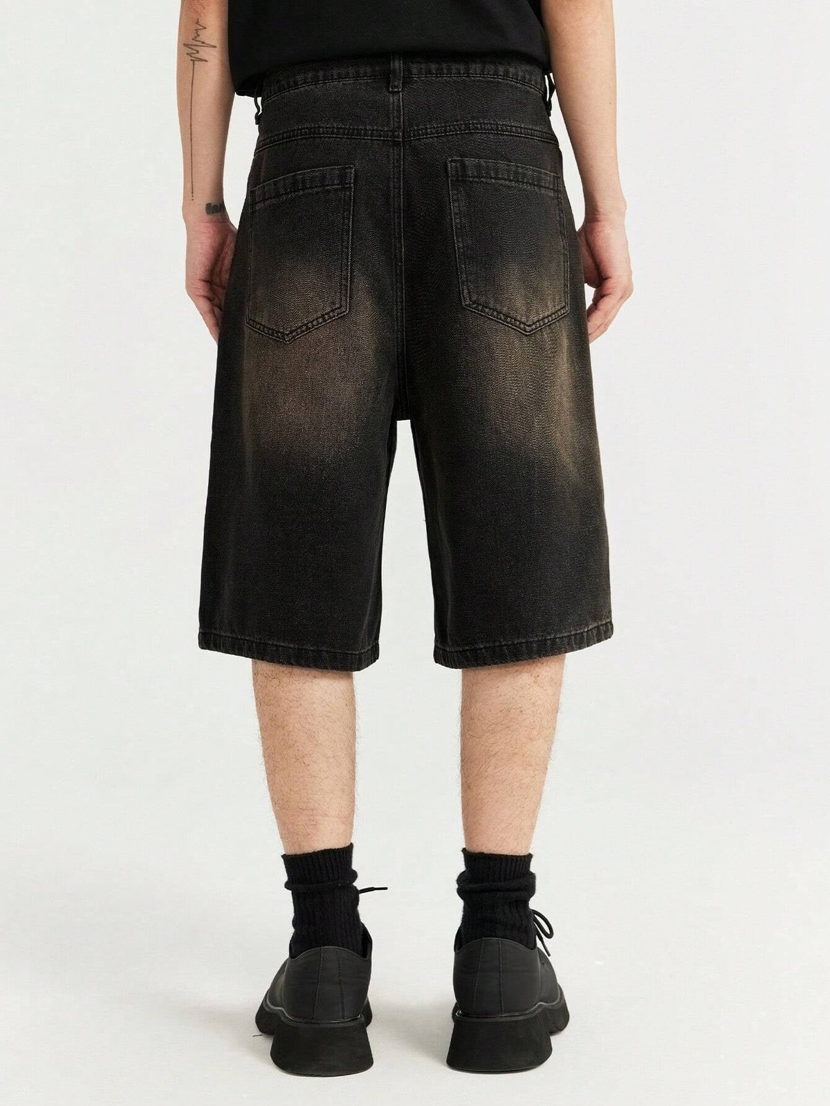 Short Pavtros Denim Lavada Diagonal - foto 9