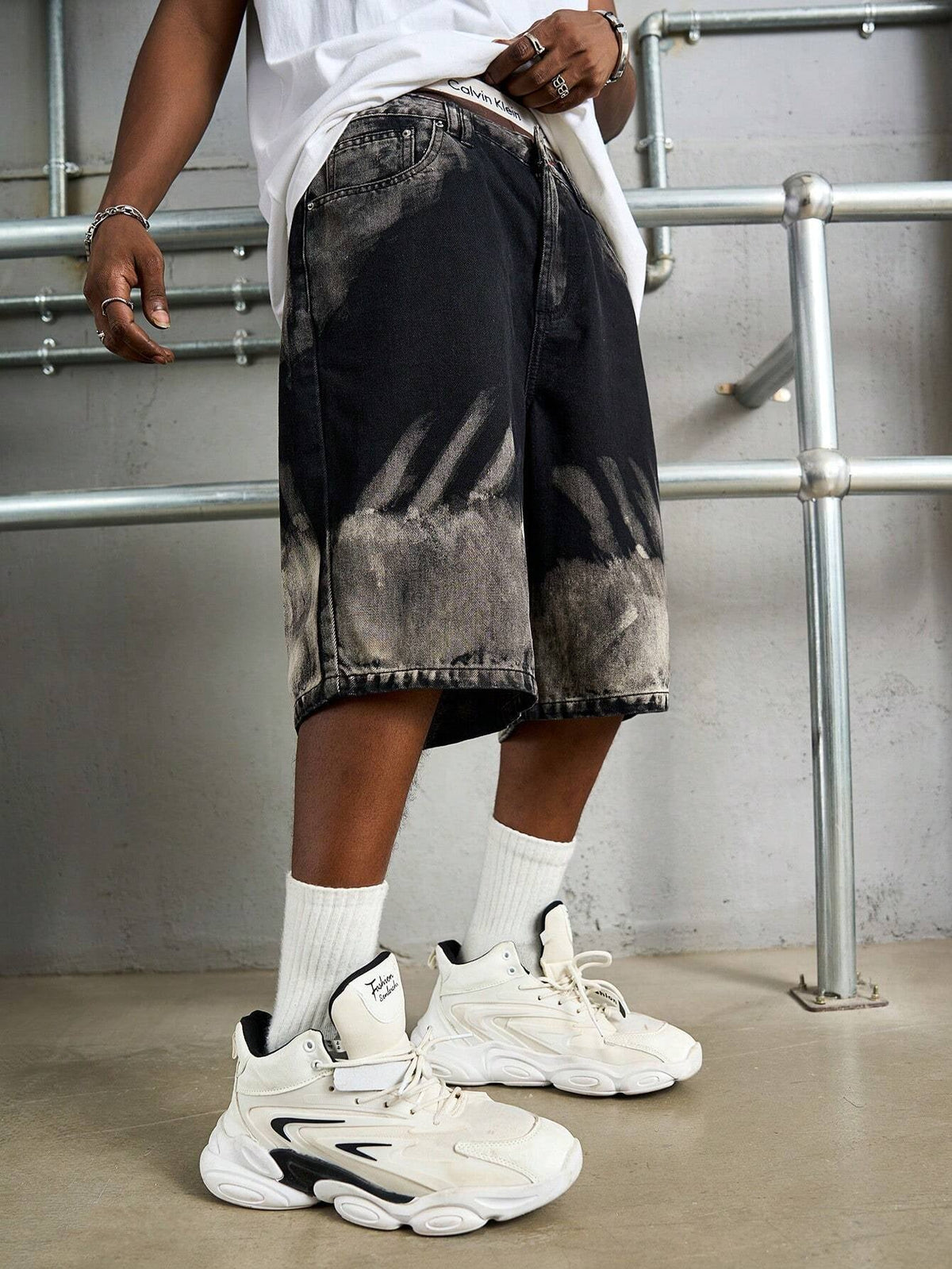 Short Pavtros Denim Black EMRG - foto 5