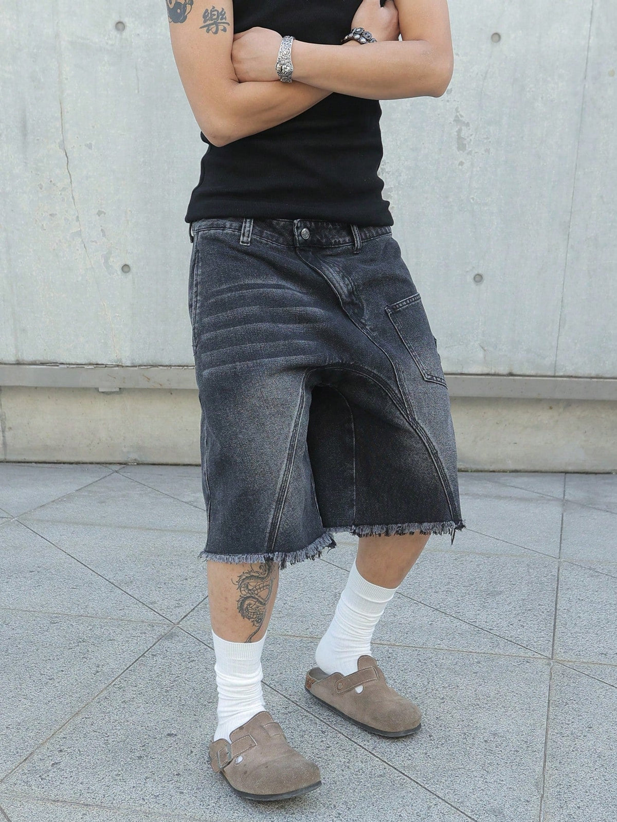Short Pavtros Denim Black Stusy - foto 12