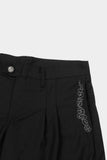 Calça Barra Crew Alfaiataria Chita (Black)