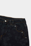Calça Barra Crew Jeans Pattern Chita (Black)