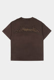 Camiseta Barra Crew Assinatura Patch Estonada (Brown)