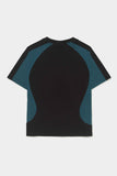Camiseta Barra Crew B Garça Recortada (Black)