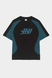 Camiseta Barra Crew B Garça Recortada (Black)