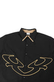 Camisa Barra Crew B Reflexo (Black)