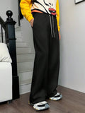 Calça Vintage Oversized Malha Estilo Y2K