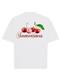 Camiseta BOXY DARK CHERRY