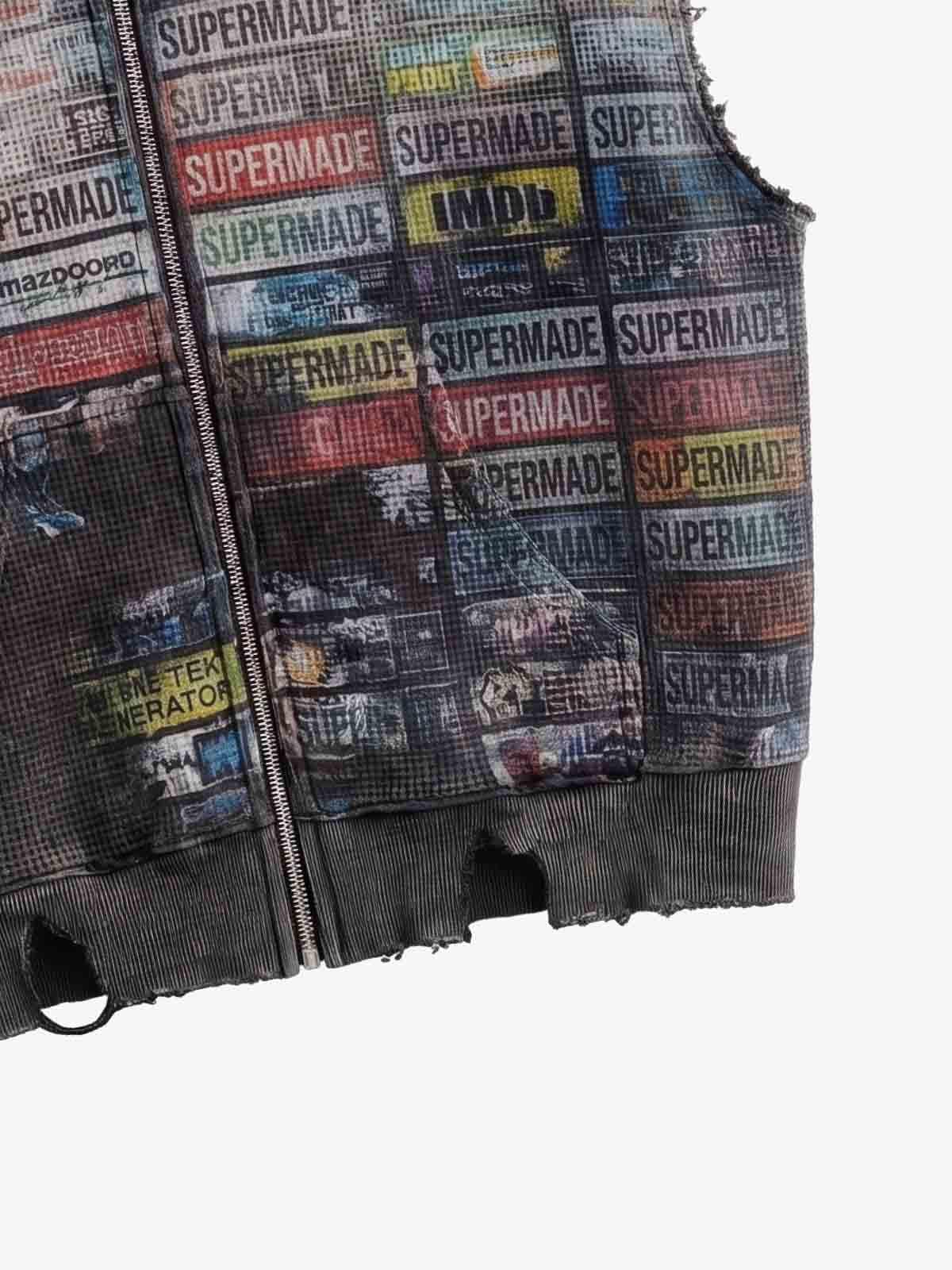 Moletom Pavtros Distressed Multi Label Graphic