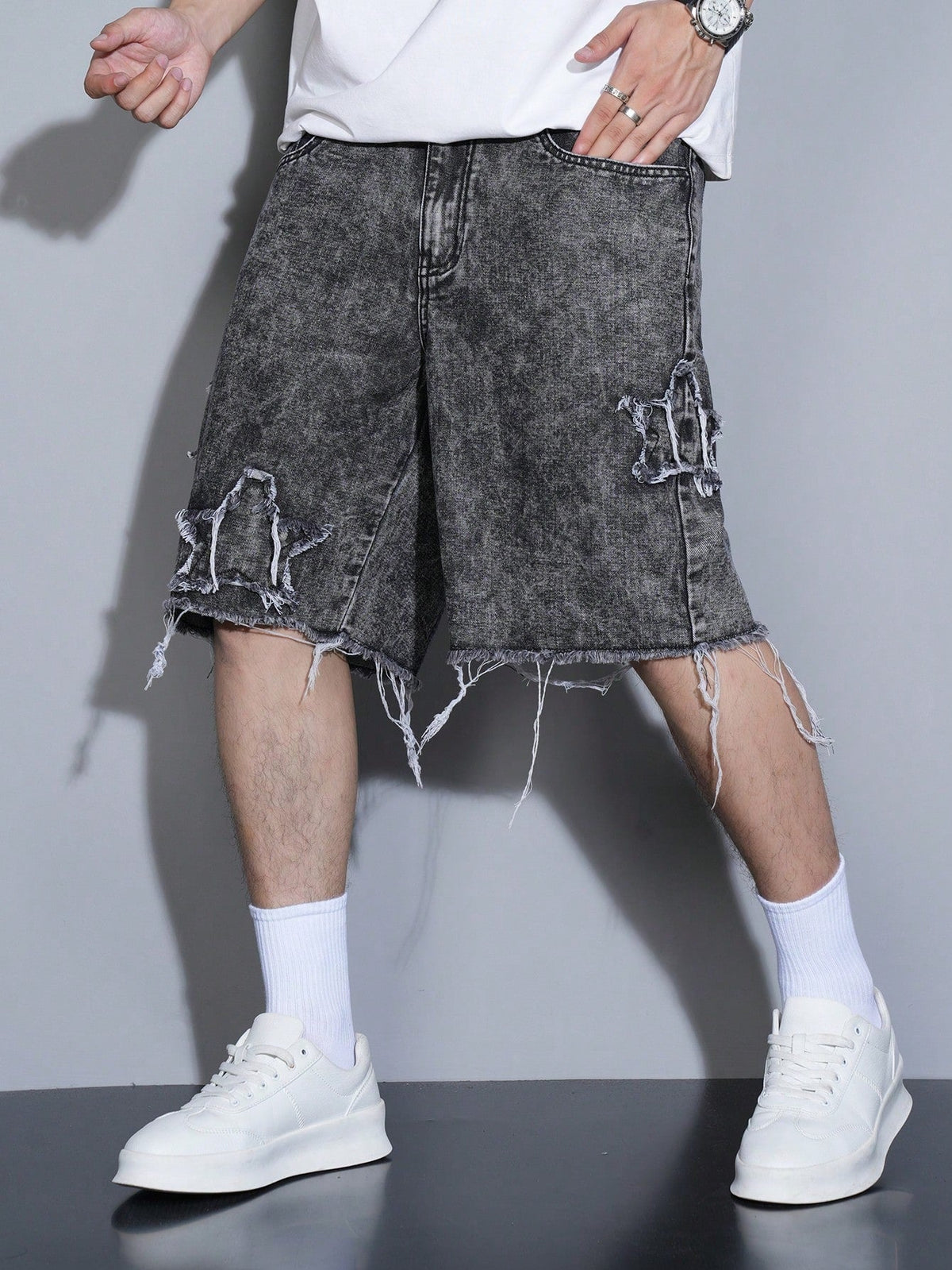 Short Pavtros Denim Star - foto 6