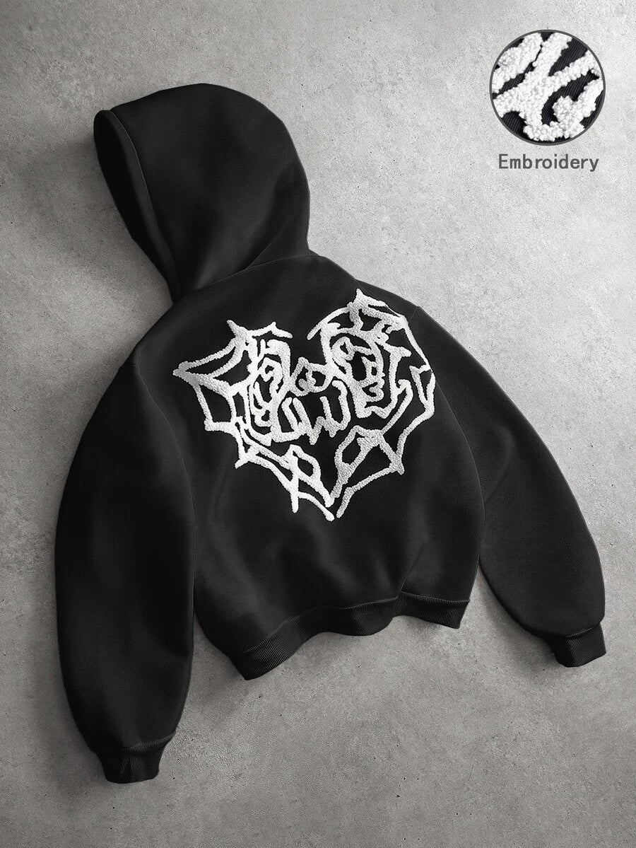 Moletom Pavtros Oversized Grafite Preto
