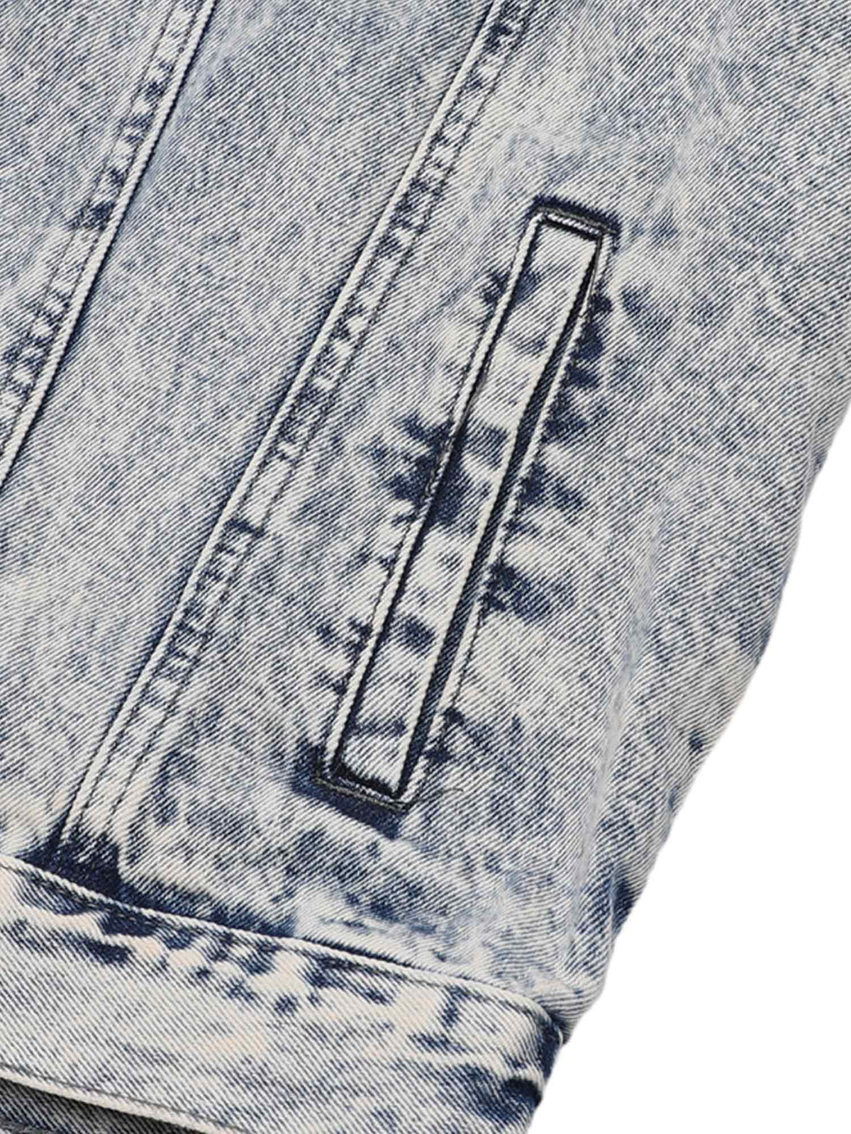 Jaqueta Pavtros Studios Barbed Wire Denim Jacket — Foto 7