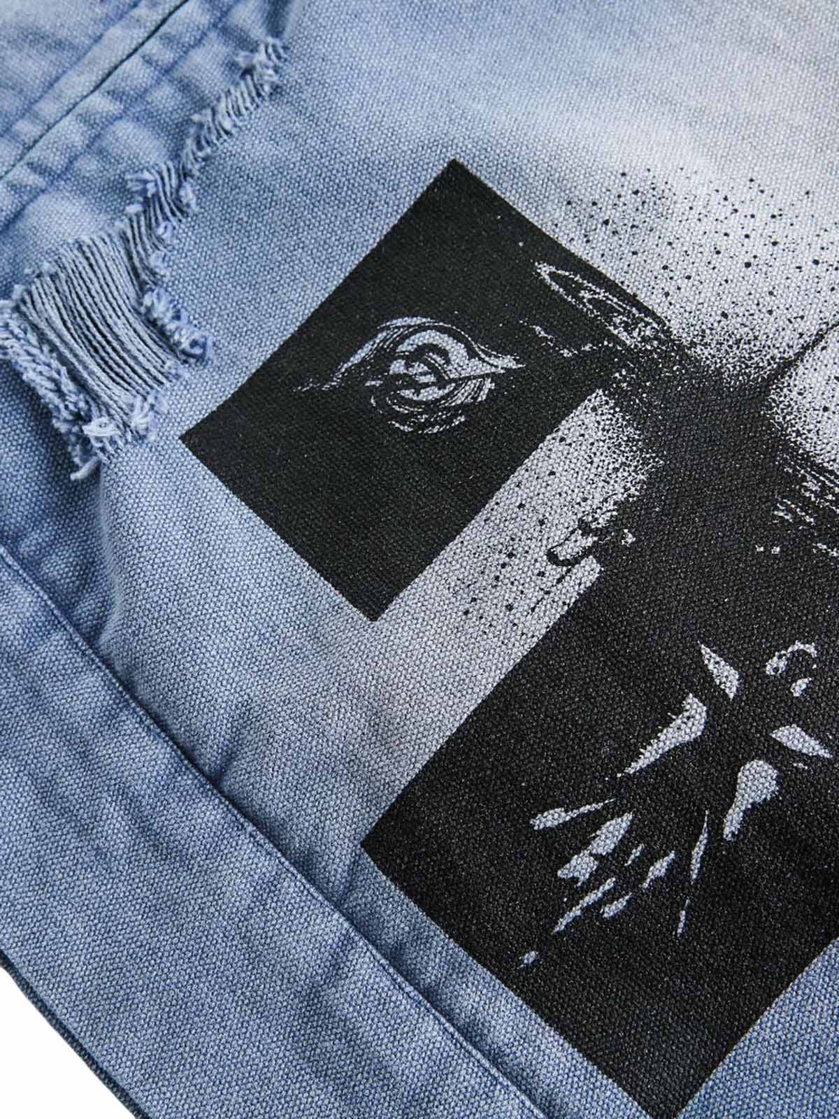 Jaqueta Pavtros Ripped Graffiti Washed - foto 6