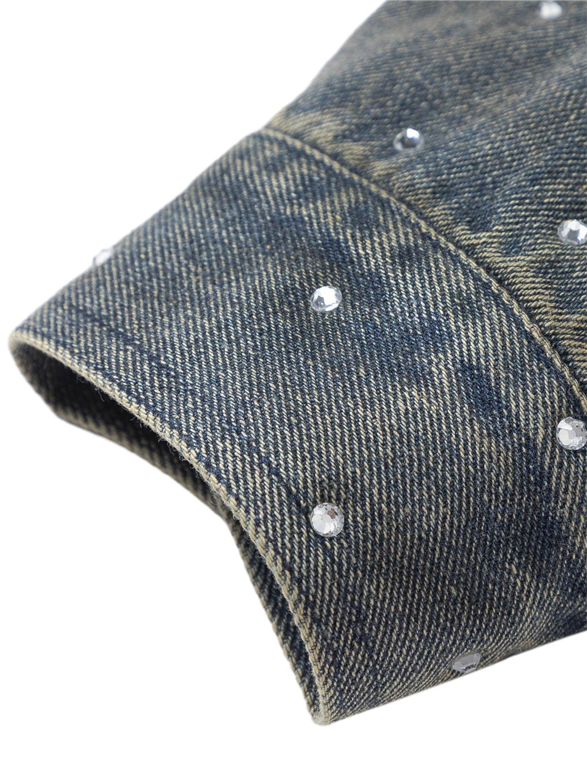 Jaqueta Pavtros Beaded Washed Denim - foto 7