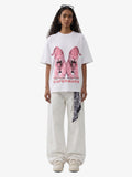 Vintage Pink Leopard Graphic T-Shirt